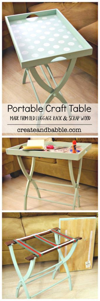 How to make a portable craft table