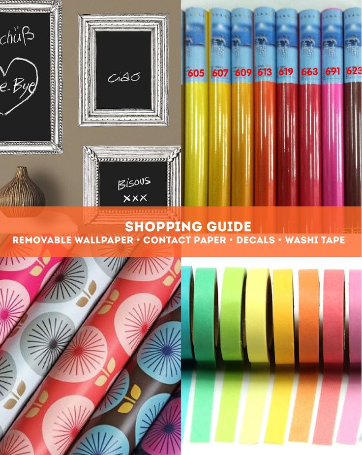 Shopping Resources: Decals, Removable Wallpaper, Washi Tape & Contact Paper — ...