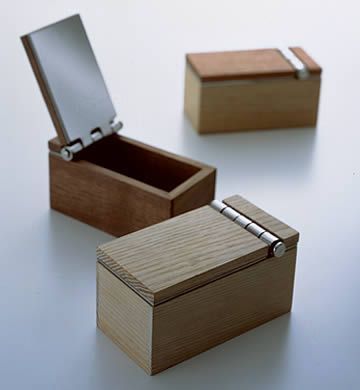 A tiny #wooden box. You can use this box for something small. Lovely