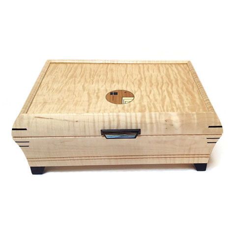 Mikutowski Woodworking - Curly Maple Jewelry Box
