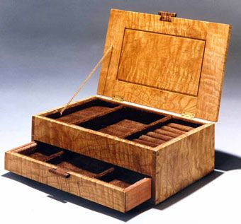 curly oak 1000 Custom Made Custom Wood Jewelry Box