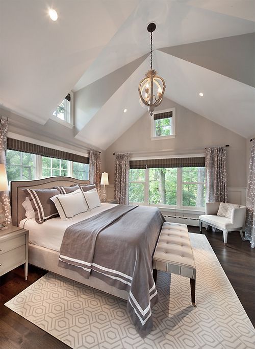 Love this master bedroom.