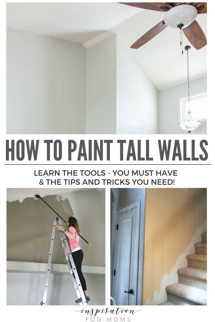 The Easiest Way To Paint Tall Walls