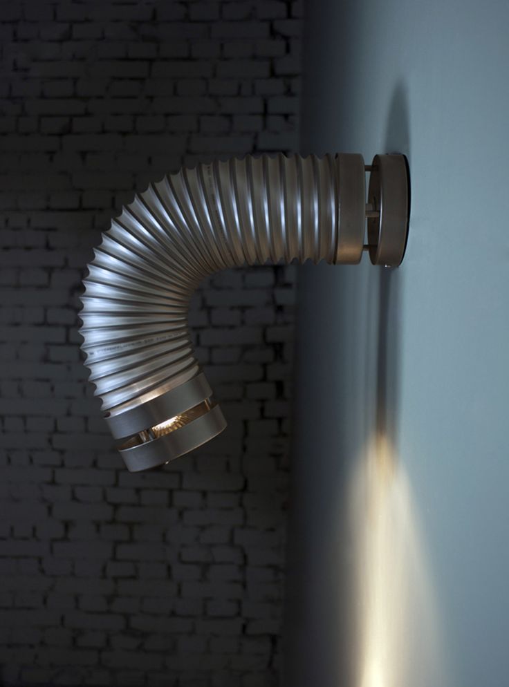 The Design Of These Flexible Lamps Was Inspired By Ventilation Pipes