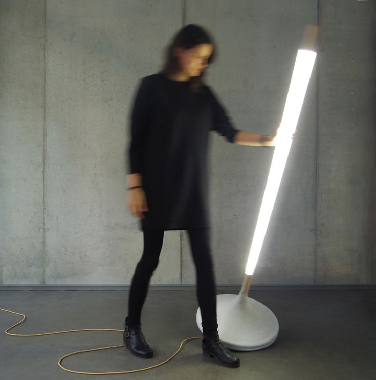 This Floor Lamp Was Inspired By A Child's Spinning Toy