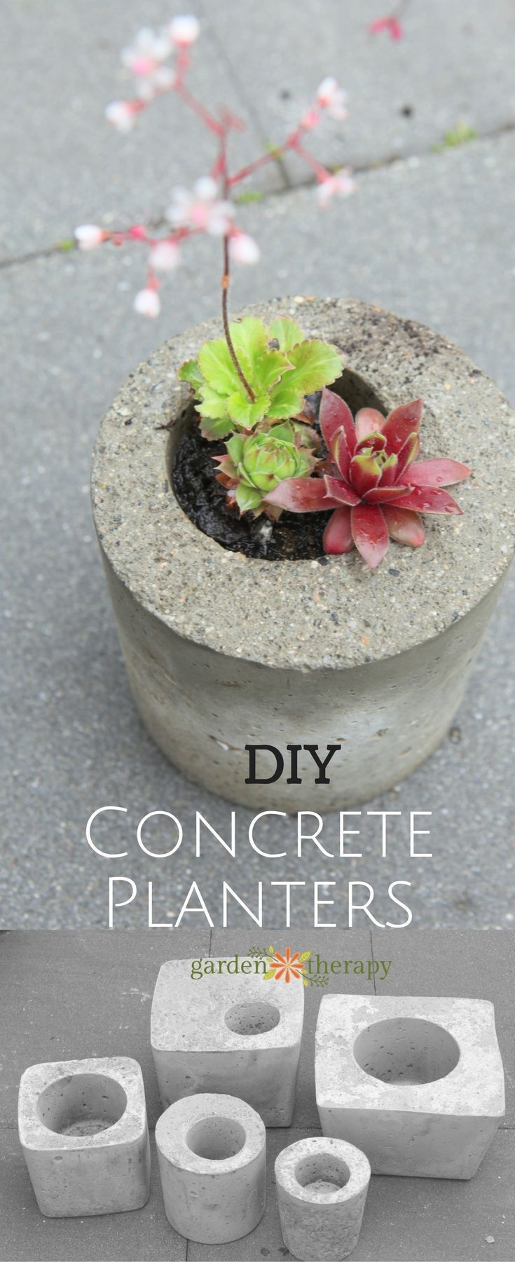 How to Make Concrete Planters