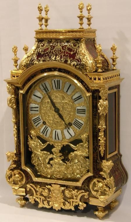 1695 Louis XiV style Boulle Marquetry clock