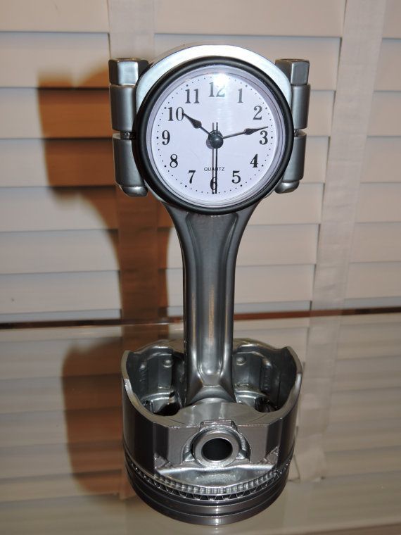 Small Block (SBC) Chevy Piston Clocks (different engine size and color options)