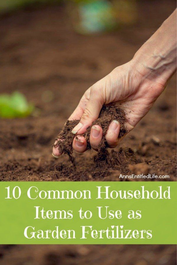 10 common household items to use as garden fertilizer will add needed nutrients ...