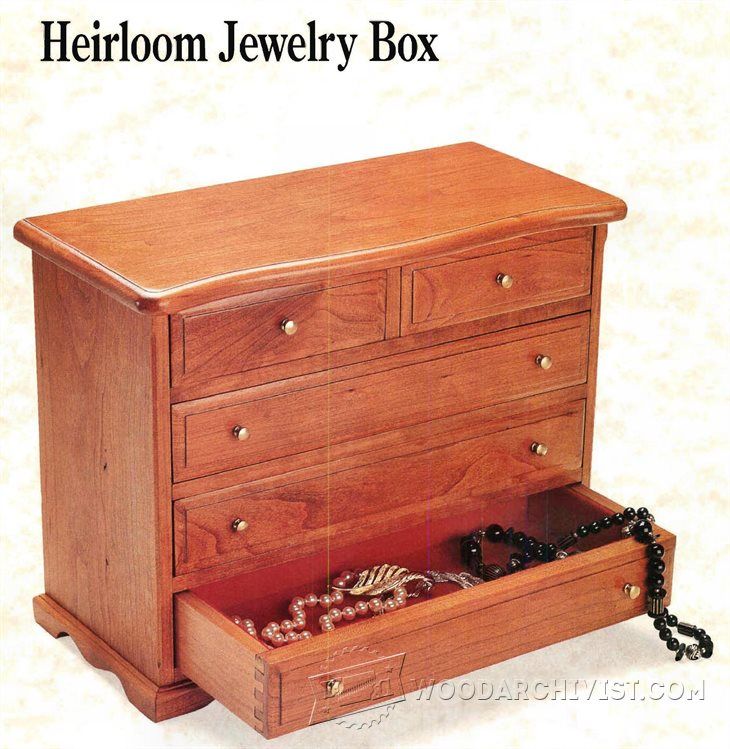 #1589 Heirloom Jewelry Box Plans