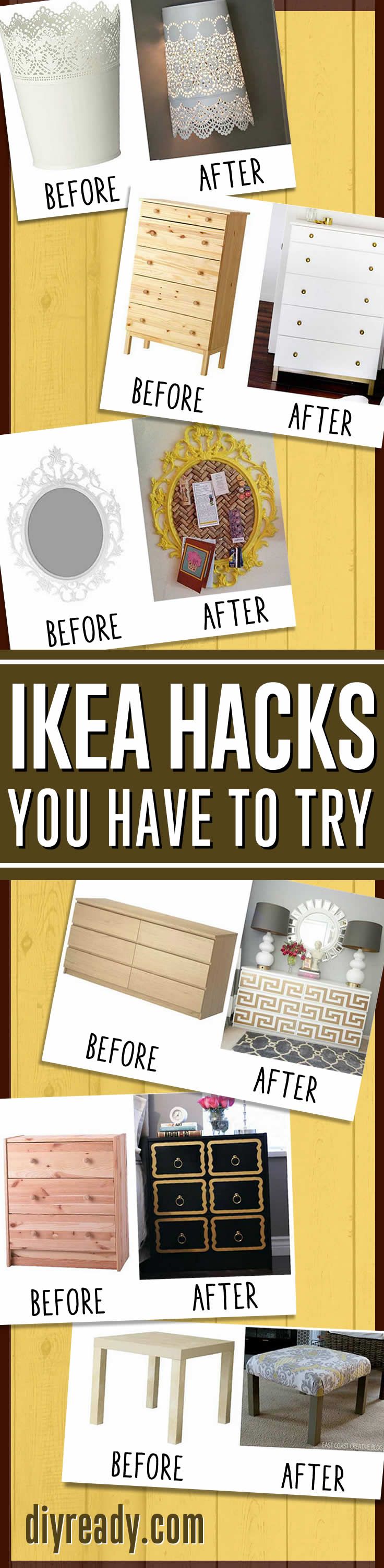 18 Amazing IKEA Hacks For Chic And Functional Pieces