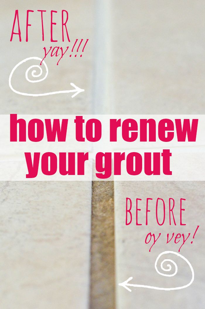 How to Renew Grout... even if it's totally disgusto!