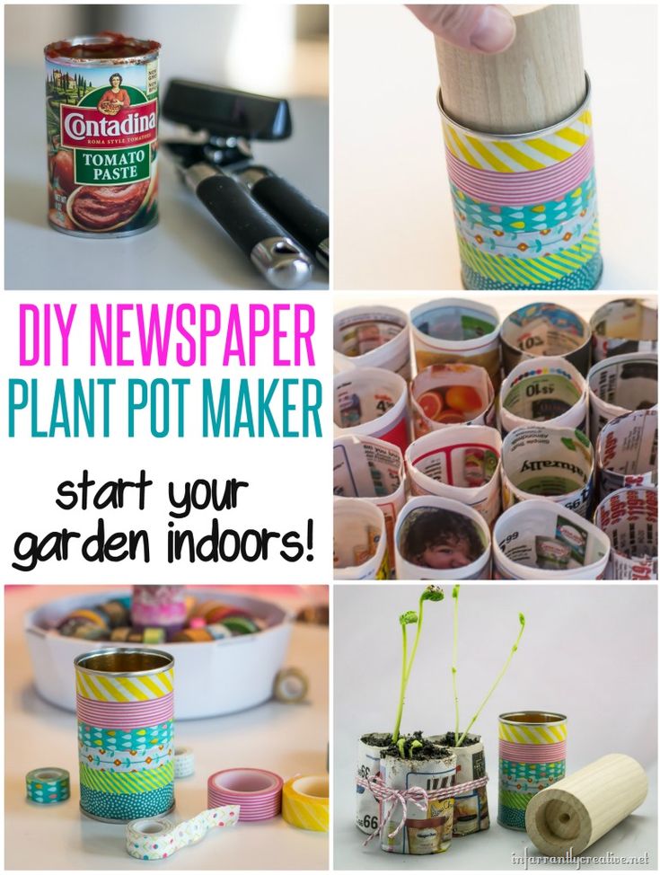 DIY Biodegradable Plant Pot Maker