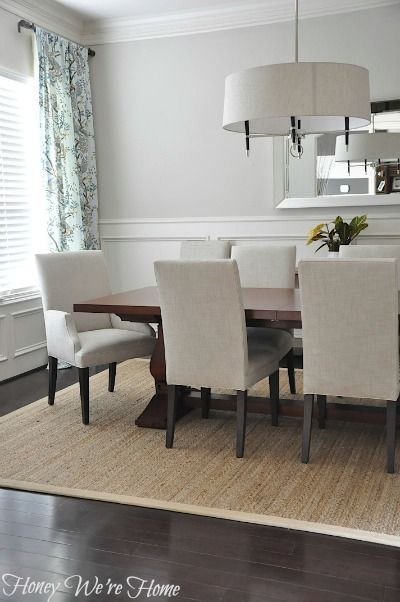 Beautiful and simple dining room from Honey We're Home - love it!