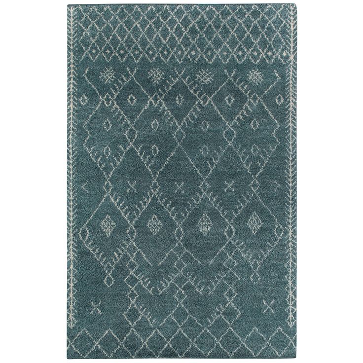 Capel Rugs Fortress-Diamond Spa Hand Knotted Wool Rug CA1924444