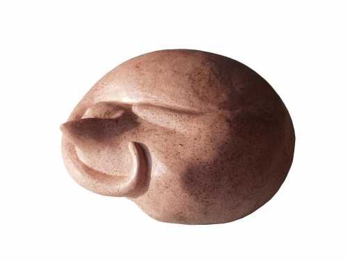 'Peaches (Curledup Sleeping Cat Interior statue)' by Gilly Thomas