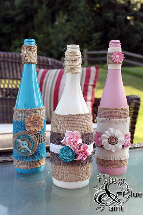 Tiki Wine Bottles