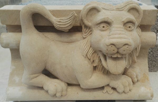 Carved #portland Lime #stone #sculpture by #sculptor Alex Waddell titled: 'Laugh...