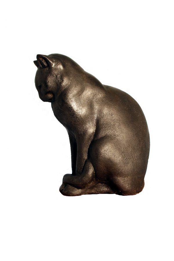 'Contented Cat (Cold Cast Sitting Cat statue)' by Mitchell House