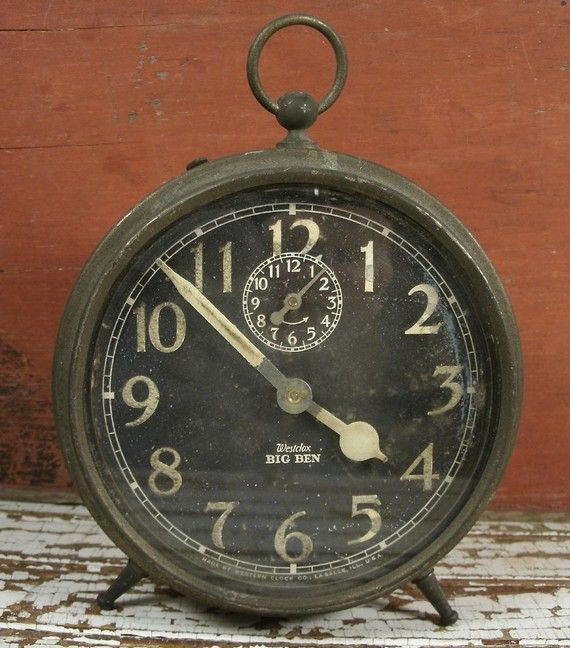 1920's Westclox Big Ben Alarm Peg Leg Clock - I've been looking for one of these...