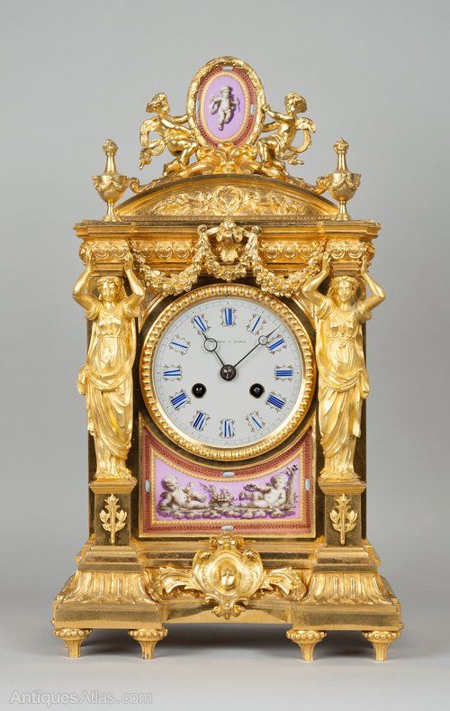 Antiques Atlas - Howell And James Mantel Clock                                  ...