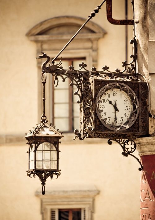 Clock Lantern, Florence, Italy photo via christina