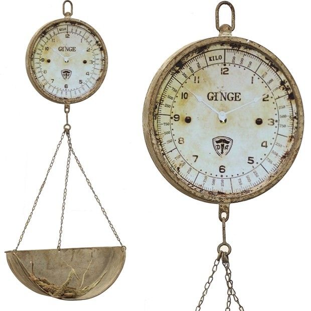 Hanging Scale Clock