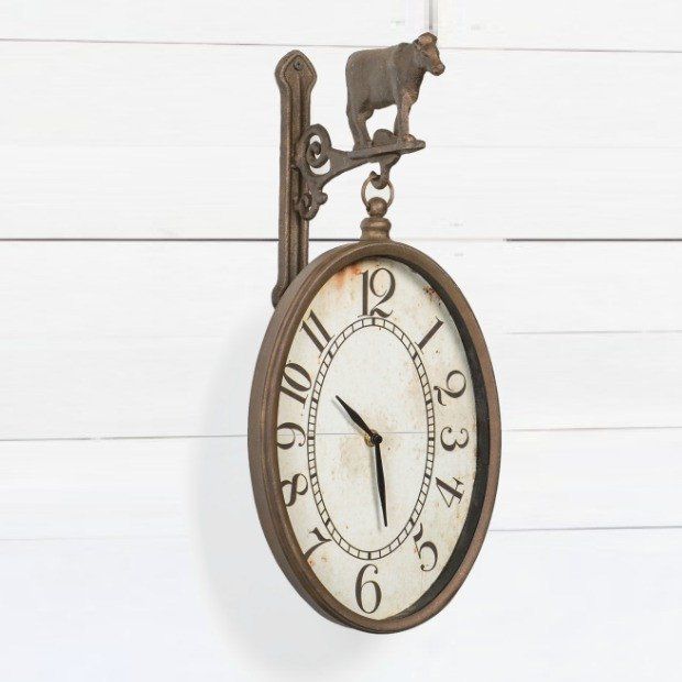 Wall Mounted Cow Clock