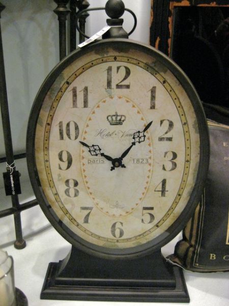 Vintage Paris hotel clock