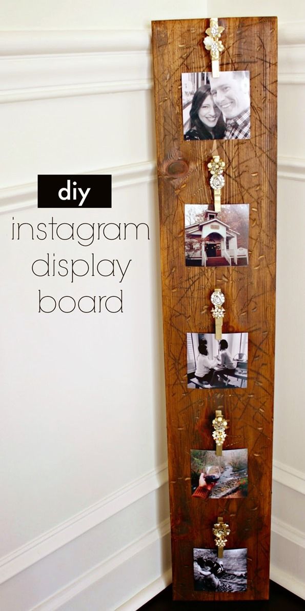 DIY Instagram Display Board