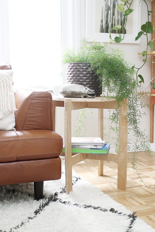 DIY Space-Saving Collapsible Side Table