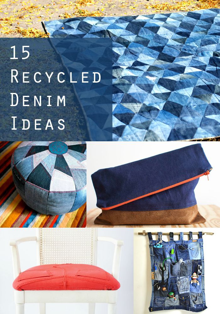 15 Unique Recycled Denim Ideas That Are Super Cool
