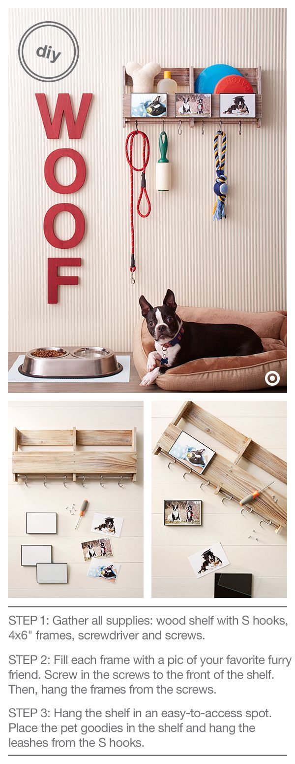 Ahhh....puppy love! Treat your pooch (and yourself) to a cute and useful DIY pet...