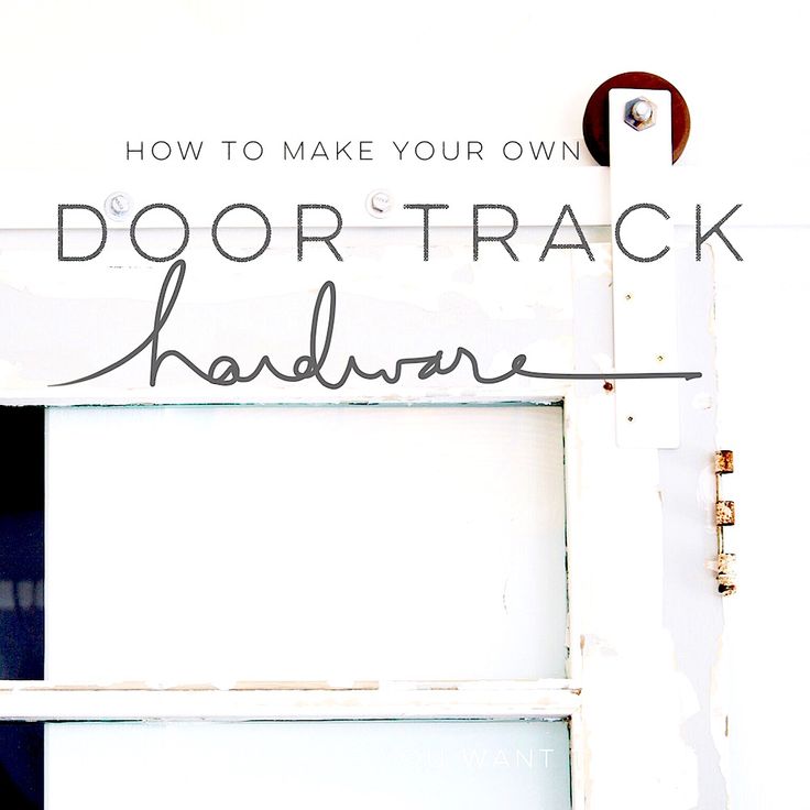 Barn door track hardware - HOW TO