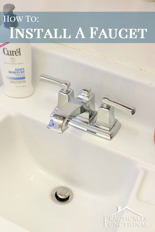 DIY Home Improvement: How To Install A Faucet!