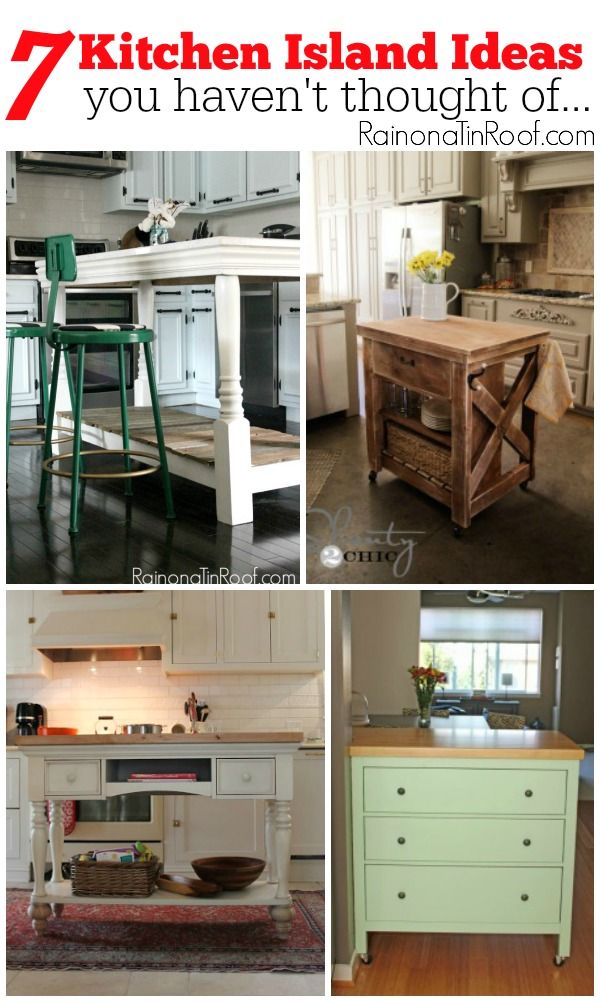 DIY Kitchen Island Ideas You Haven't Thought Of...