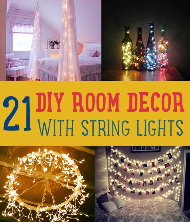 DIY String Lights To Decorate Your Rooms | DIY Projects