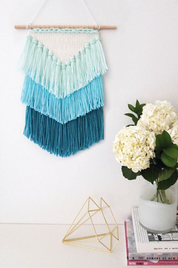 DIY weaving - How to make a tassel wall hanging