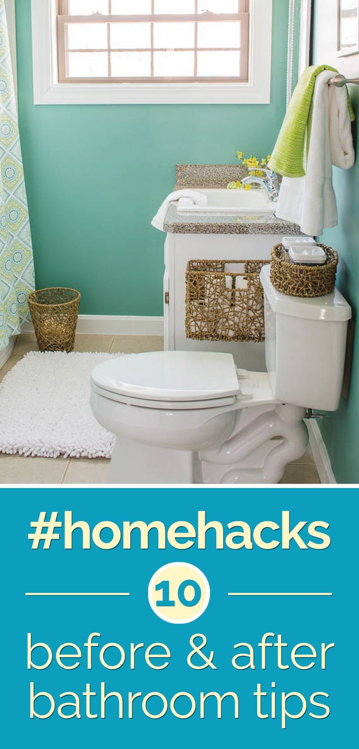 Home Hacks: 10 Before & After Bathroom Tips