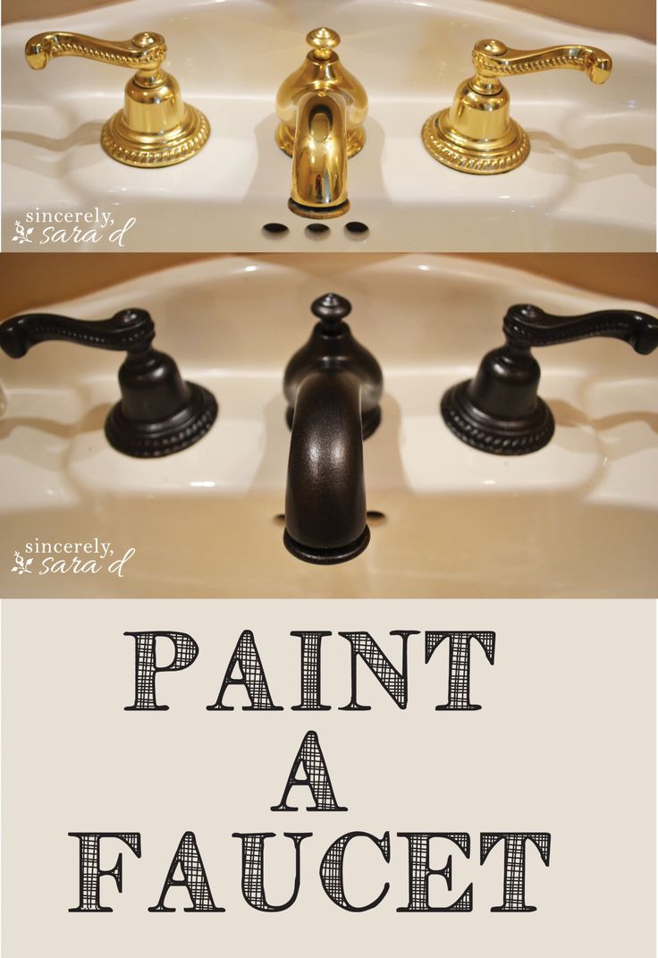 How to Paint a Faucet
