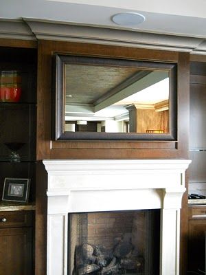 How to frame your flat screen TV.  This has a two-way mirror inside.  When TV is...