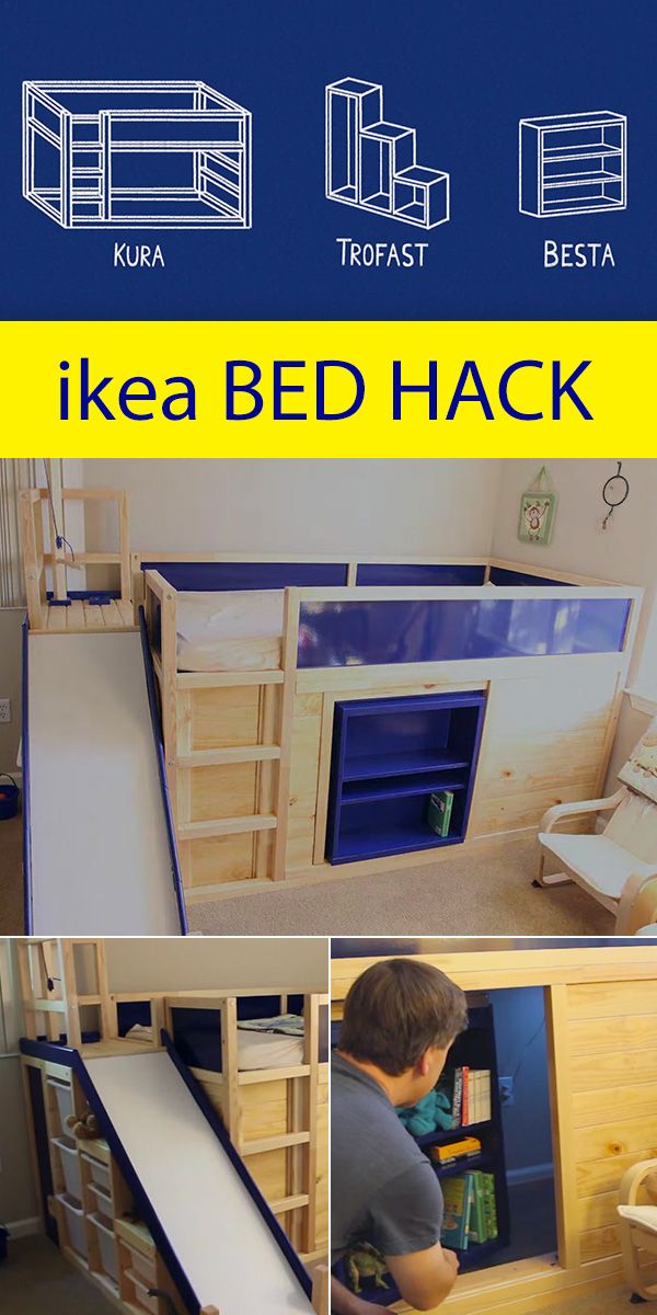 Ikea Kids Bed Hack With Secret Room
