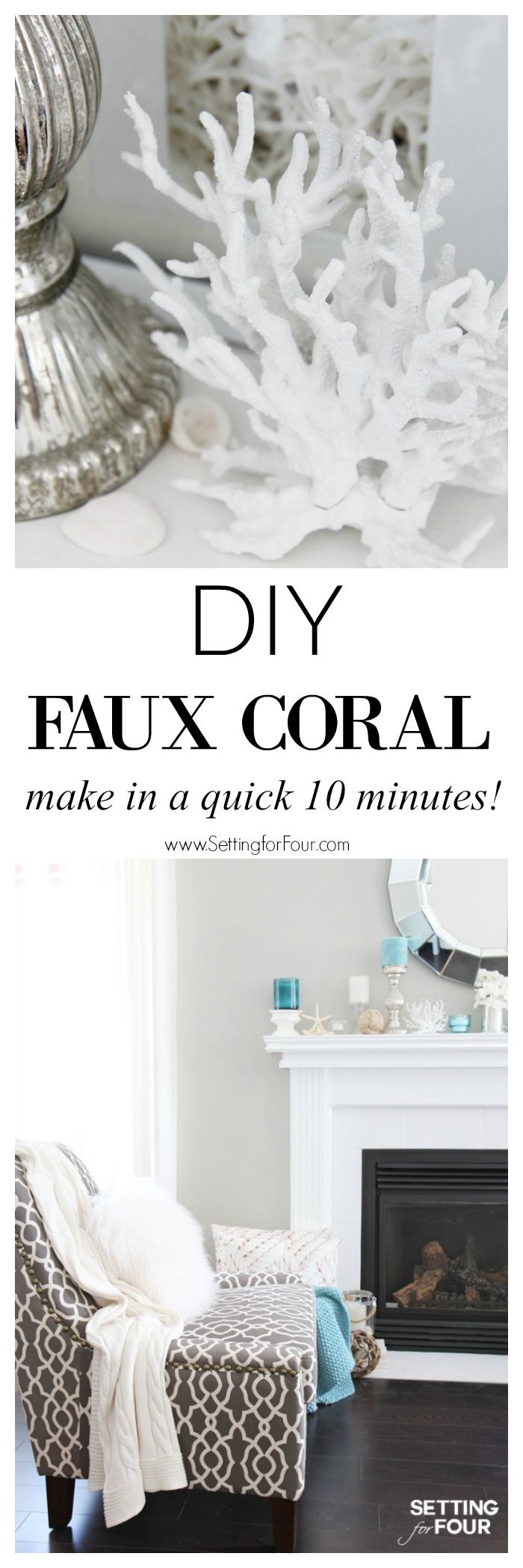 Make Faux Coral Inspired by Pottery Barn