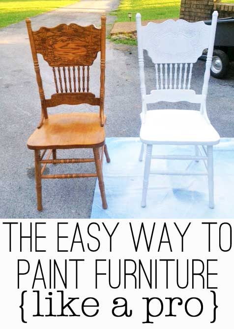 The Easy Way to Paint Furniture (like a pro)