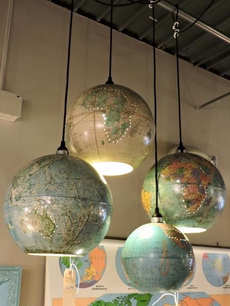 Transform Vintage Globe Into Pendant Light