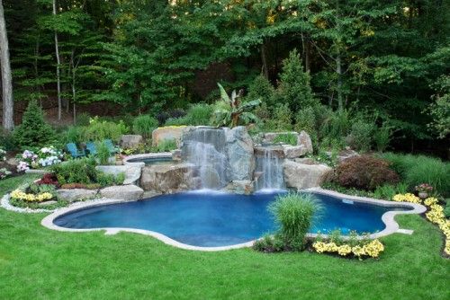 This just looks amazing.vSmall Backyard Pool Ideas...