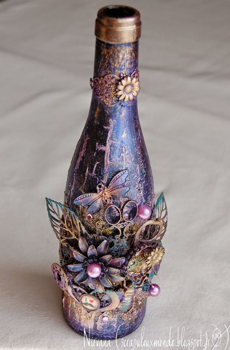 One of the first altered bottles we are making. These will be given to all the f...