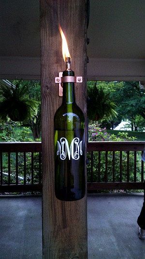 Wine Bottle Lantern....
