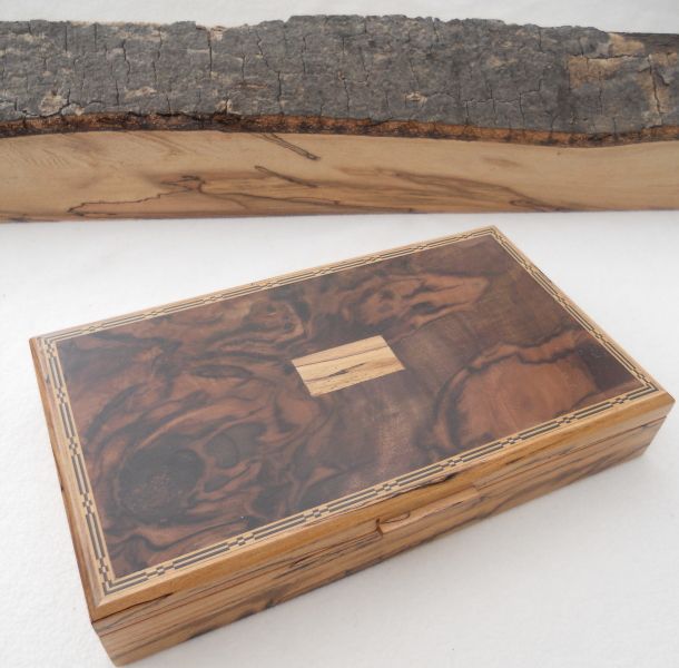 Earring Box - Solid Spalted Beech £75 - Creative Connections