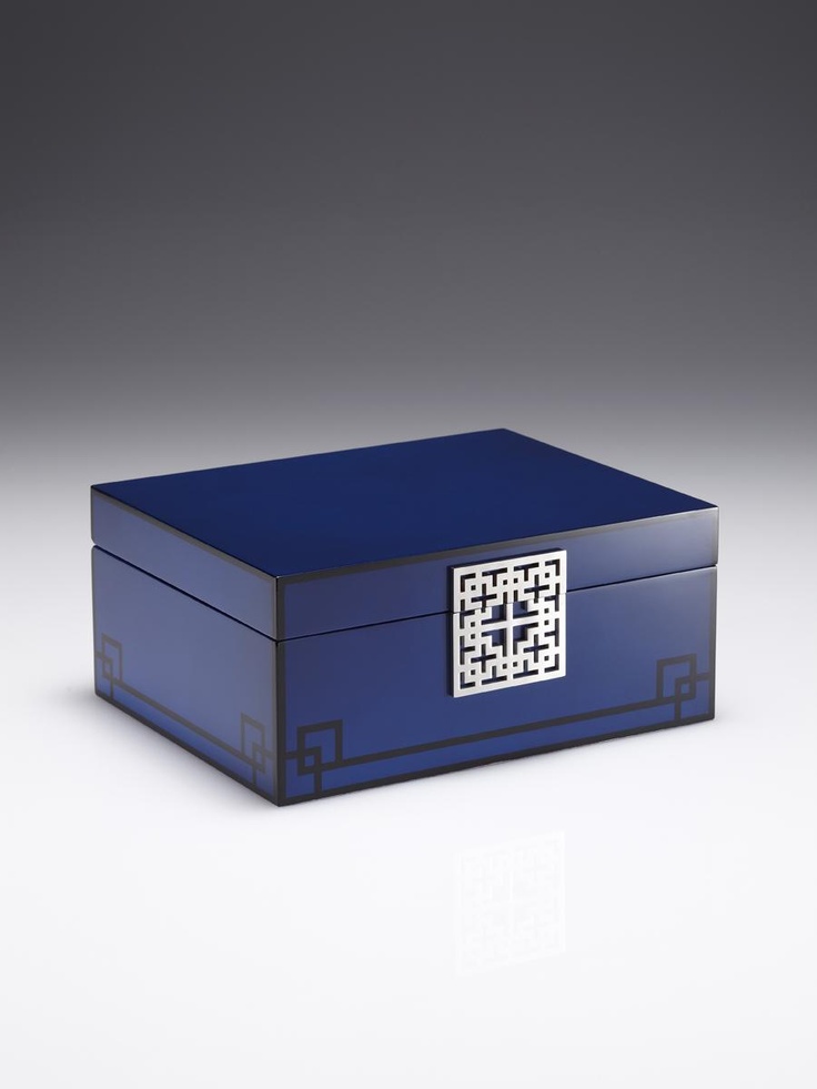 Lacquer sapelli box from Shanghai Tang